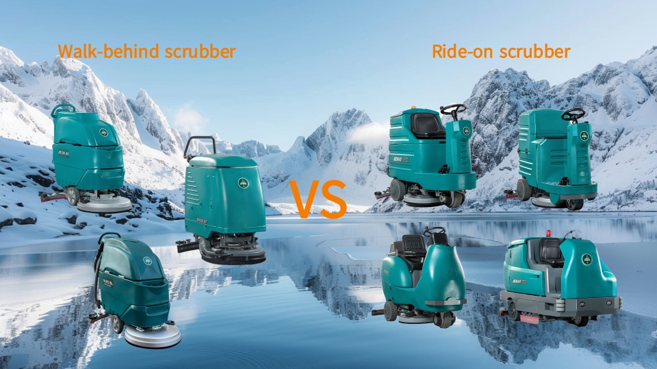 Walk-Behind vs. Ride-On Floor Scrubbers